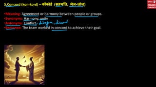 Comprehensive Vocabulary Guide: Synonyms & Antonyms Explained | PDF