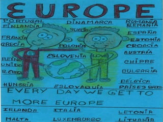 Europe Day Postcards