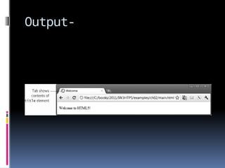 Day-1 basic introduction of HTML(Unit-1).pptx