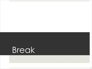 Break  