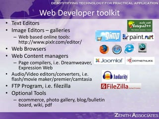Web based dynamic solutionsphpWebSitePowerful Content Management System with document manager, announcements, menu manager, photo album, block maker, FAQ, web pages maker, polls, information categorizer, calendar, link manager, form generator.  Homepage:  http://phpwebsite.appstate.edu/ SiteframeShort description: A straightforward content-management system designed for rapid deployment of community-based websites. Nice-looking templates, oriented toward document-sharing, clean interface. Homepage: http://siteframe.org/ TYPO3TYPO3 is a free Open Source content management system for enterprise purposes on the web and in intranets. It offers full flexibility and extendibility while featuring an accomplished set of ready-made interfaces, functions and modules.   Homepage: http://www.typo3.com/ ZikulaShort description: Zikula is a Web Application Toolkit, which allows you to run impressive websites and build powerful online applications. Zikula has received praise for many things, but we belive the highlights are ease of use, quick and easy development, security and performance and lastly flexibility.   Homepage: http://zikula.org/ Bulletin BoardsPhpbbShort description: A widely-popular open-source bulletin-board package, works well, simple user interface and admin panel, clean look, scales well, and can be customized.  Homepage: http://www.phpbb.com/E CommerceOSCommerceShort description: A power-user shopping cart with a big variety of modules and support of almost every payment gateway. A big developers community is ready to offer custom solutions depending on your needs. Homepage: http://oscommerce.com/ ZencartShort description: Zen Cart truly is the art of e-commerce; a free, user-friendly, open source shopping cart system. The software is being developed by group of like-minded shop owners, programmers, designers, and consultants that think e-commerce could be and should be done differently. Homepage: http://www.zen-cart.com/ BloggingB2evolutionShort description: A blog script featuring multiple blogs, categories/sub-categories, skins, search function, multiple languages, search engines friendly URLs. Homepage: http://b2evolution.net/ nucleuscms:  Short description: A powerful blog script featuring multiple blogs, multiple authors, drafts and future posts, bookmarklets. Homepage: http://nucleuscms.org/ WordpressShort description: WordPress is a blogging software with a focus on ease of use, elegance, performance, and standards with a huge selection of themes and plugins. Homepage: http://wordpress.org/ Web Content ManagementDrupalShort description: An advanced portal with collaborative book, search engines friendly URLs, online help, roles, full content search, site watching, threaded comments, version control, blogging, news aggregator. Homepage: http://drupal.org/ JoomlaShort description: Joomla! is one of the most powerful Open Source Content Management Systems on the planet. It is used all over the world for everything from simple websites to complex corporate applications. Joomla! is easy to install, simple to manage, and reliable. Homepage: http://www.joomla.org/ PHP-NukeShort description: One of the most popular community-based portals with a big choice of modules and languages. Homepage: http://www.phpnuke.org/ phpWCMSShort description: phpWCMS is a robust and simple but yet powerful web based content management system running under PHP and MySQL. phpwcms is in use on thousands of websites all over the world.  Homepage: http://www.phpwcms.de/ 