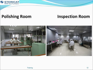 Polishing Room Inspection Room
12Training
 