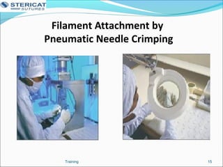 Filament Attachment by
Pneumatic Needle Crimping
15Training
 