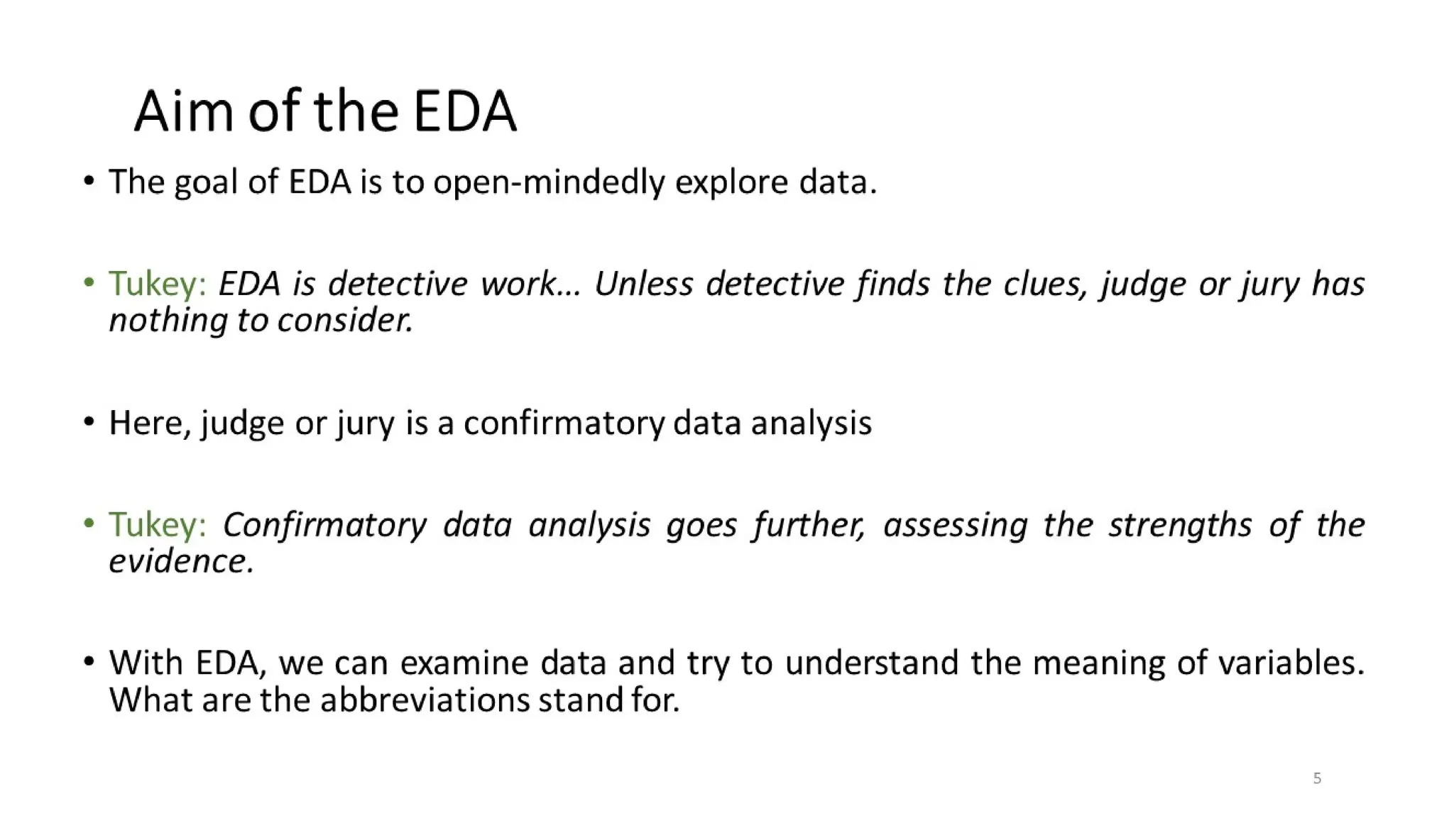 CVR MLAME FDP - Day-2 FN Session - EXPLORATORY DATA ANALYSIS (EDA)