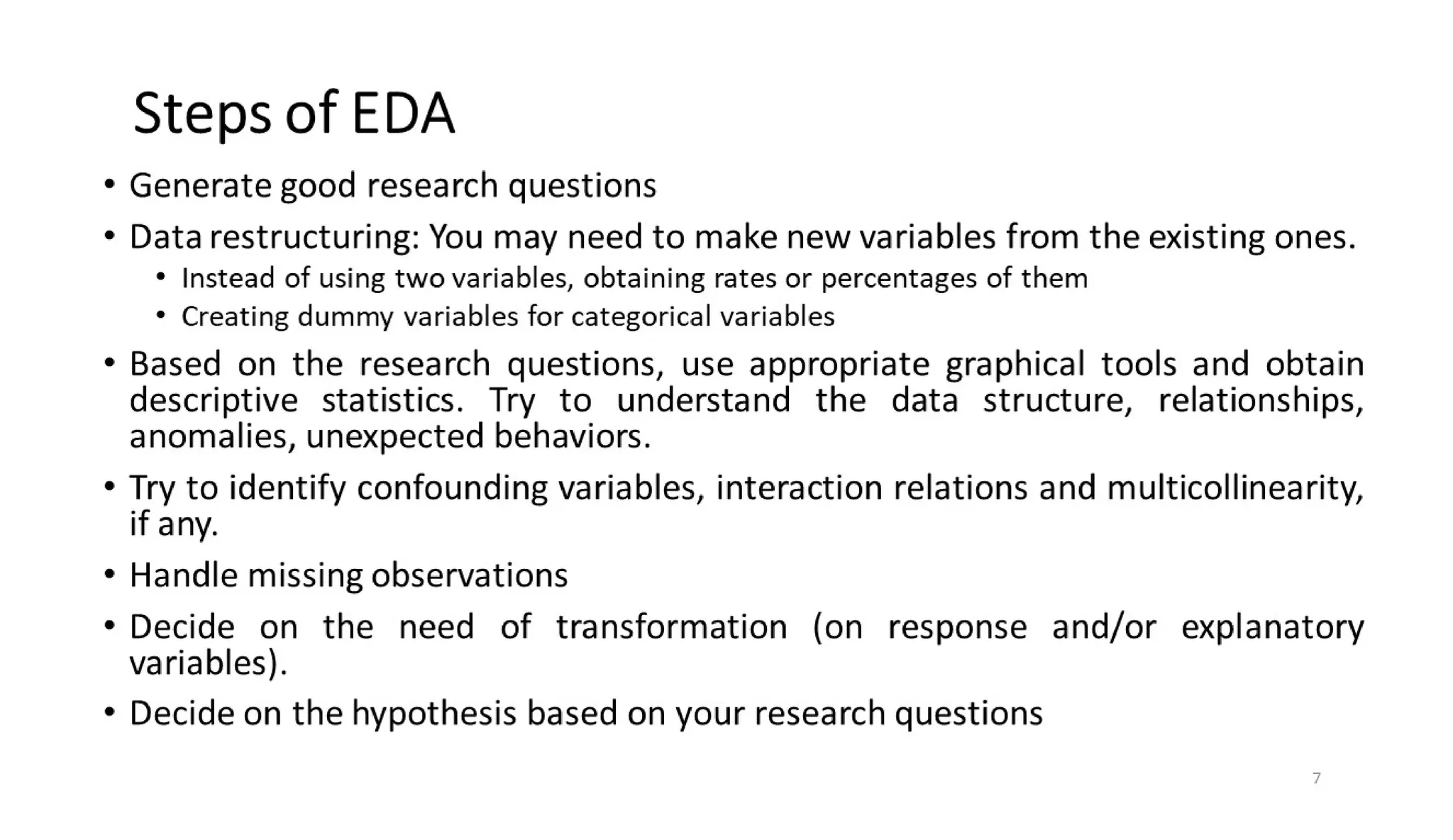 CVR MLAME FDP - Day-2 FN Session - EXPLORATORY DATA ANALYSIS (EDA)