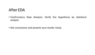 CVR MLAME FDP - Day-2 FN Session - EXPLORATORY DATA ANALYSIS (EDA) | PDF