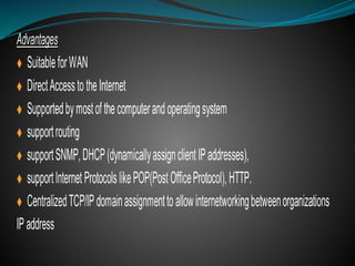 Comprehensive Overview of the TCP/IP Model and Protocol Suite | PPTX