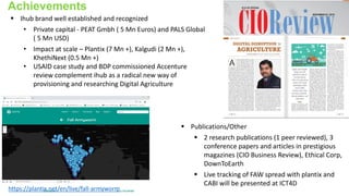 ICRISAT Global Planning Meeting 2019: Digital Agriculture and Youth by Ram Dhulipala and team