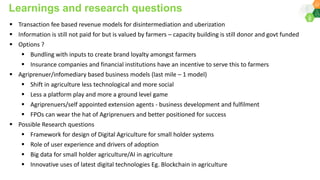 ICRISAT Global Planning Meeting 2019: Digital Agriculture and Youth by Ram Dhulipala and team