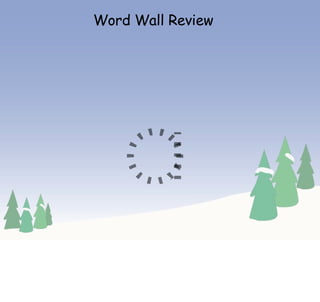 Word Wall Review 