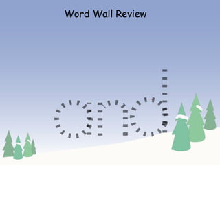 Word Wall Review 