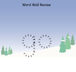Word Wall Review 