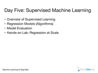 Day 00 - Introduction to machine learning with big data | PPT