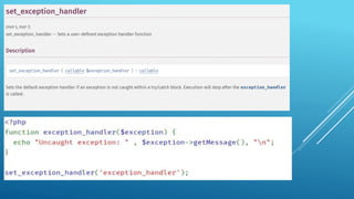 DEFAULT EXCEPTION HANDLING
 