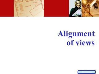 Alignment
of views
Contents
 