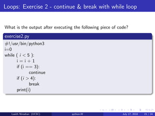 Python - Control Structures | PPT