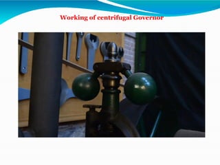 Working of centrifugal Governor
 