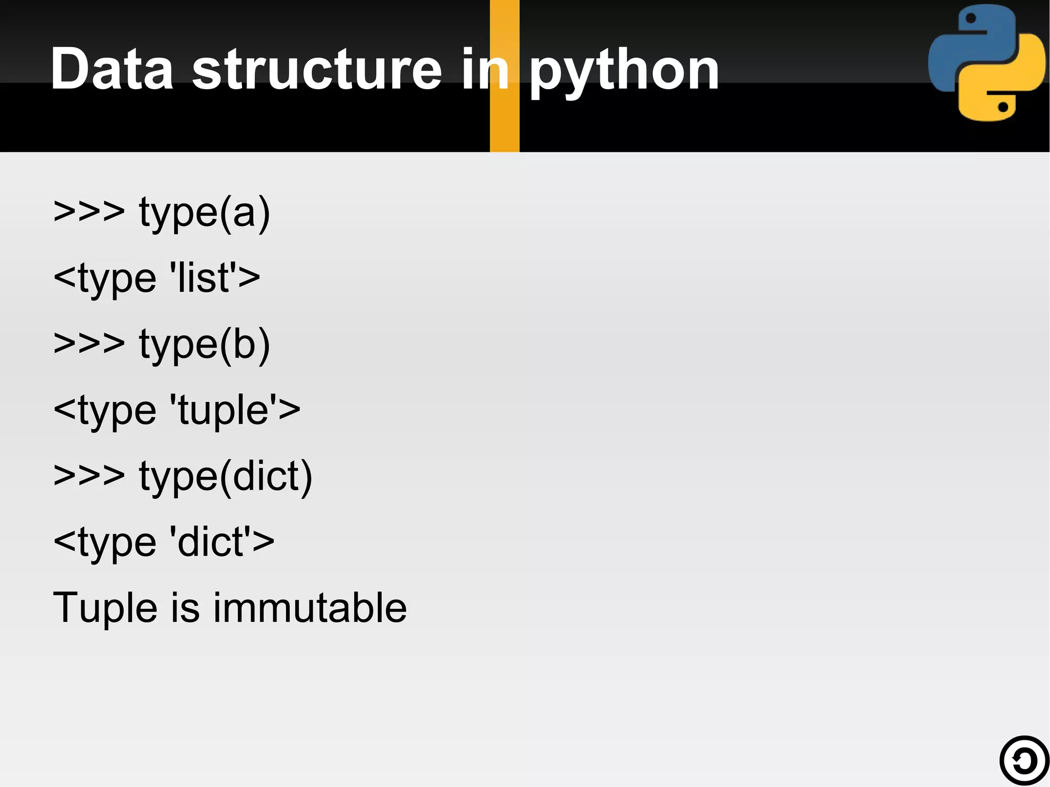 Why Python ??? GUI support – GUIs typically developed with Tk 