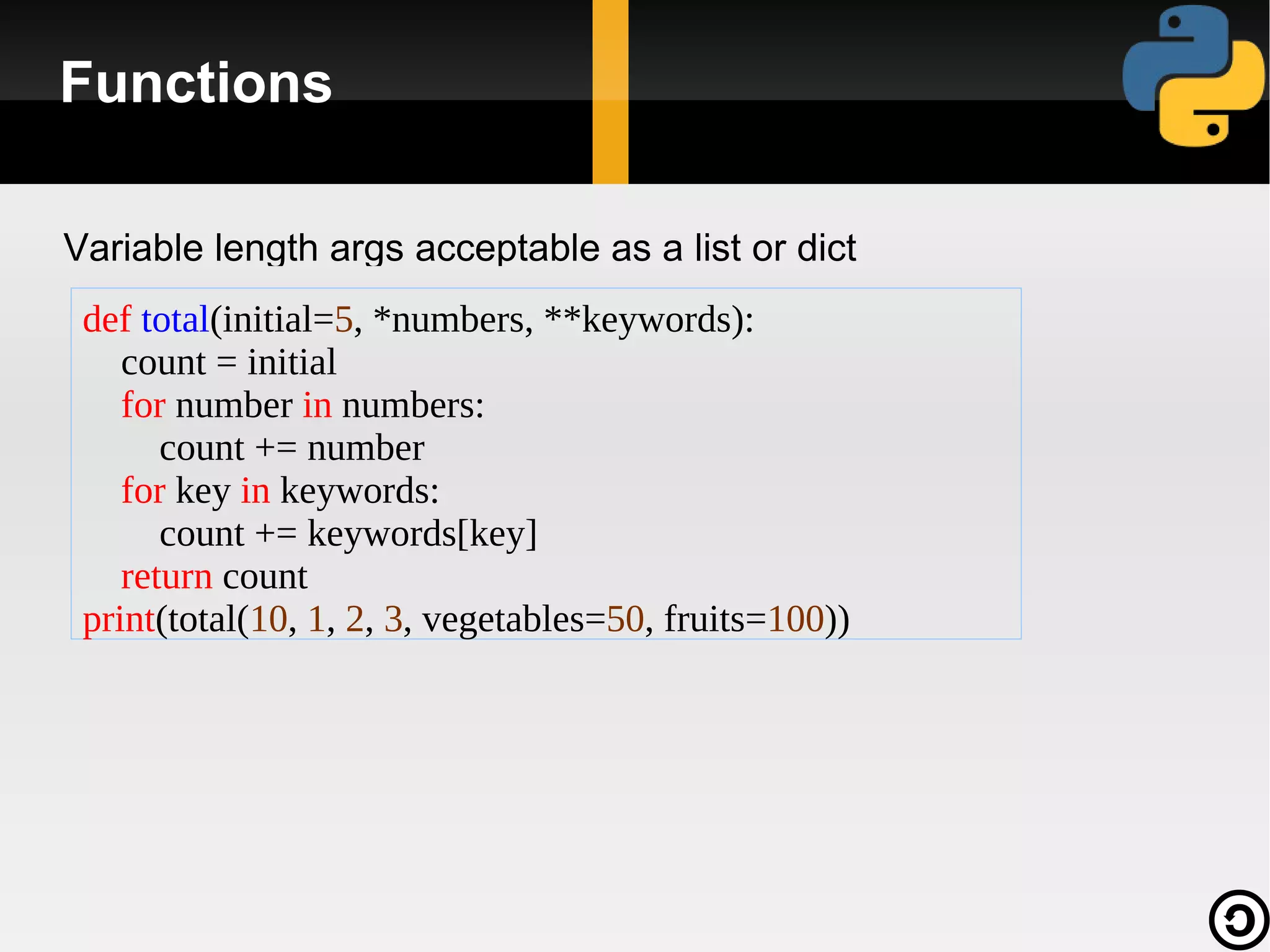 Batteries Included The Python standard library is very extensive  regular expressions, codecs  
