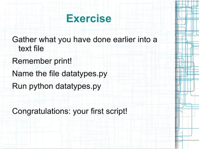 Python course Day 1 | PPT