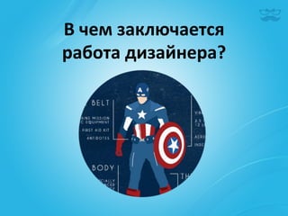 В	
  чем	
  заключается	
  	
  
работа	
  дизайнера?	
  
 