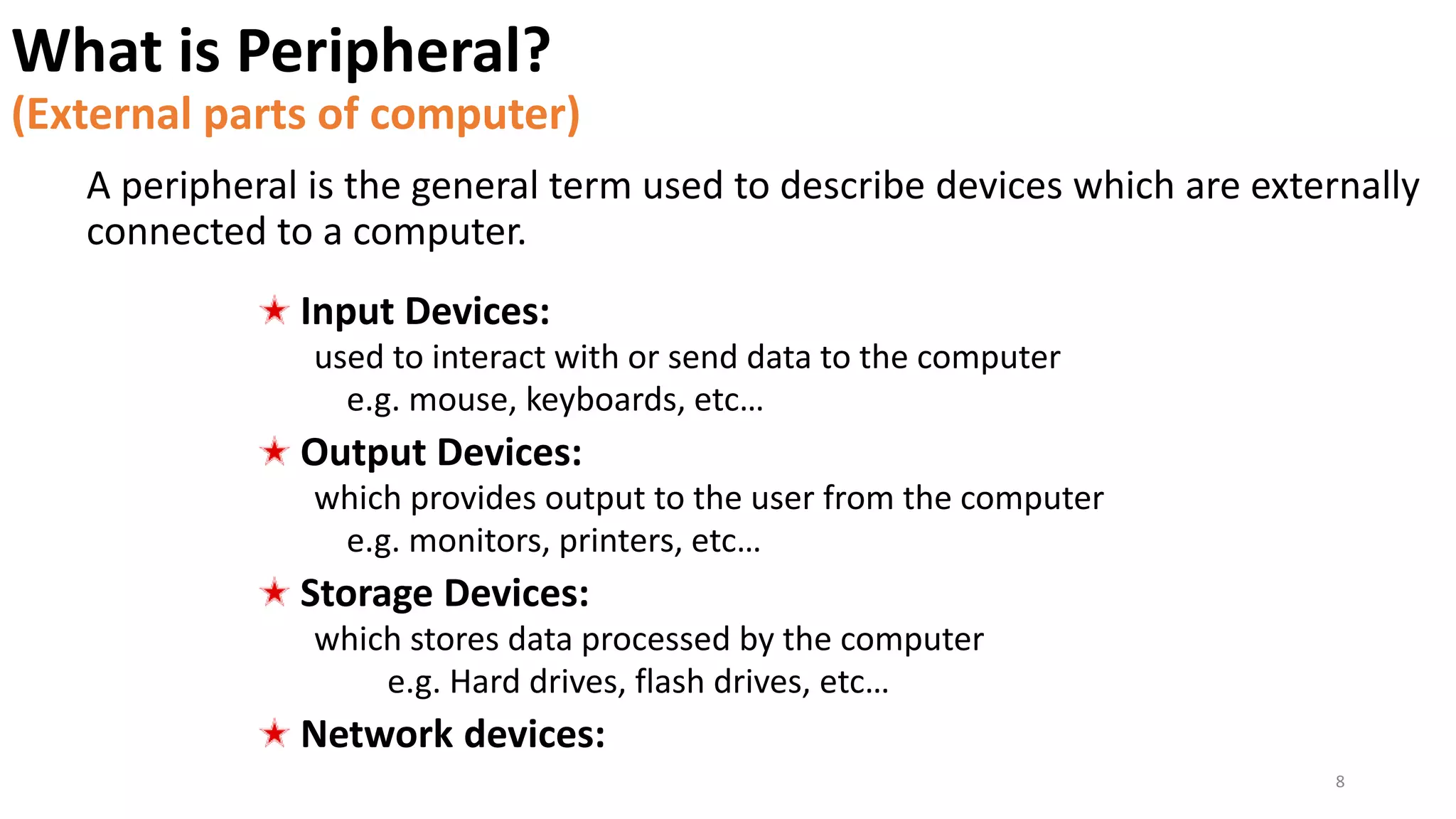 The different components of a computer system | PPT