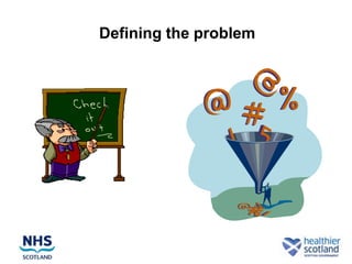 Defining the problem
 