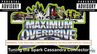 © DataStax, All Rights Reserved. 4
WARNING: THIS TALK WILL CONTAIN TECHNICAL DETAILS AND EXPLICIT SCALA
DISTRIBUTED SYSTEMS
Tuning the Spark Cassandra Connector
DISTRIBUTED SYSTEMS
 