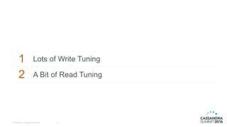© DataStax, All Rights Reserved.
1 Lots of Write Tuning
2 A Bit of Read Tuning
5
 