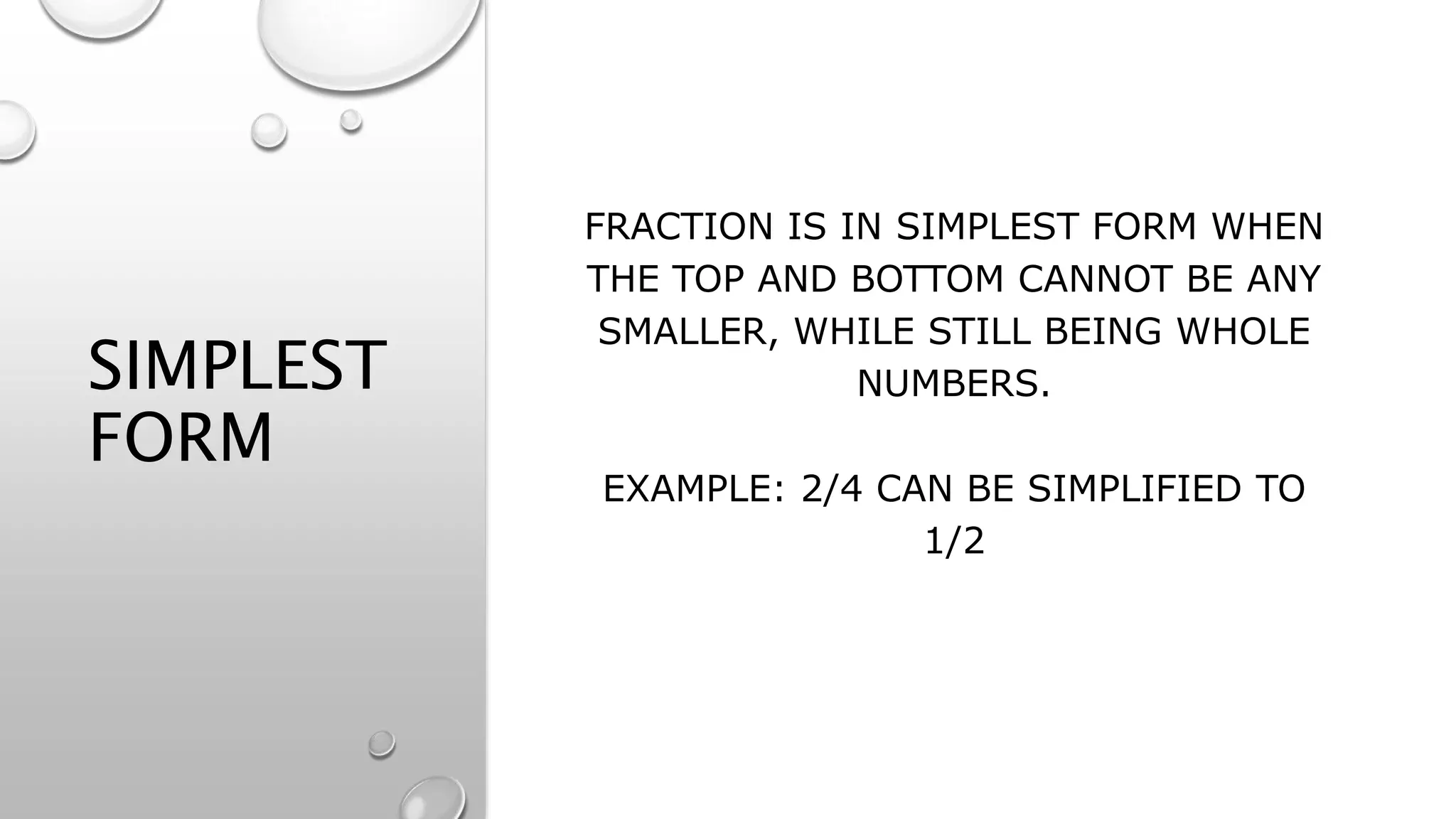 Fractions class 7 maths ppt