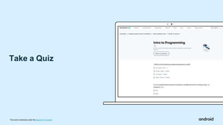 Take a Quiz
This work is licensed under the Apache 2.0 License
 
