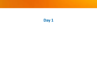 Day 1
 