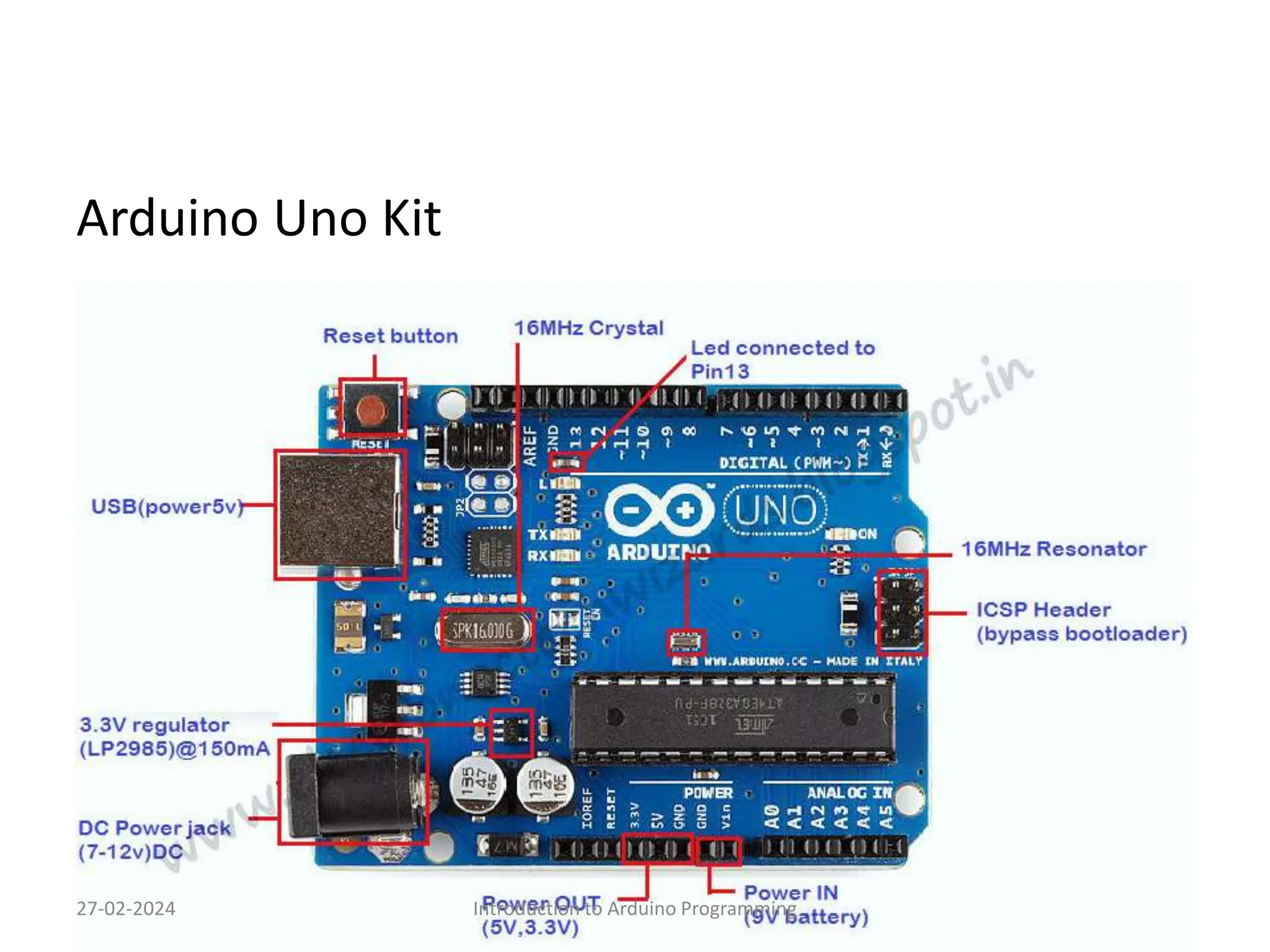 Introduction to arduino Programming with | PPT