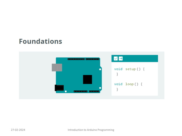 Introduction to arduino Programming with | PPT