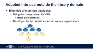 SPARQL
Skosmos
▪ And serve your thesaurus for
humans, Linked Data agents,
and REST API access
How does it work?
 