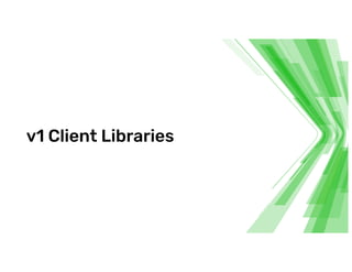 v1 Client Libraries
 