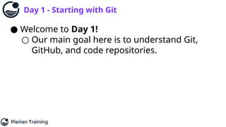 DAY 1 - Introduction to Git.pptxttttttttttttttttttttttttttttt | PPTX