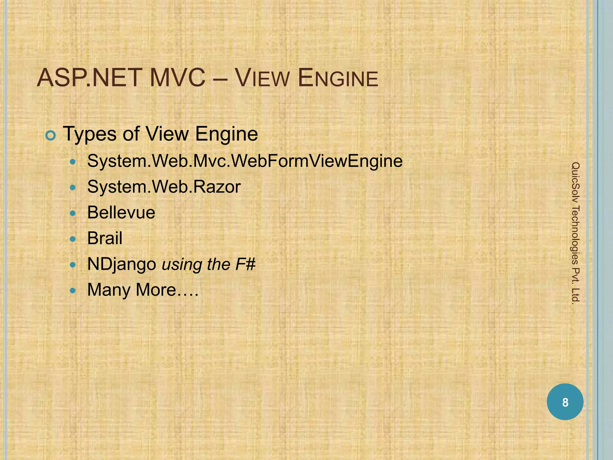 Introduction to mvc architecture | PPT