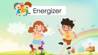 KINDERGARTEN POWERPOINT PRESENTATION SECOND QUARTER | PPTX