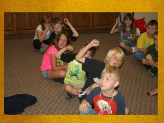 Happy Crew waving arms in the
air
 