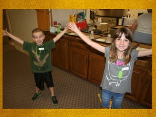 Kids with arms outstretched
 