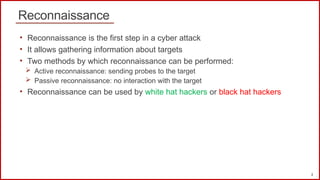 Day 1 - Lab 1 Reconnaissance Scanning with NMAP, Vulnerability ...