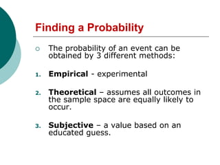 Probability Process Day 1 - Law of Large Numbers and Probability (1).ppt