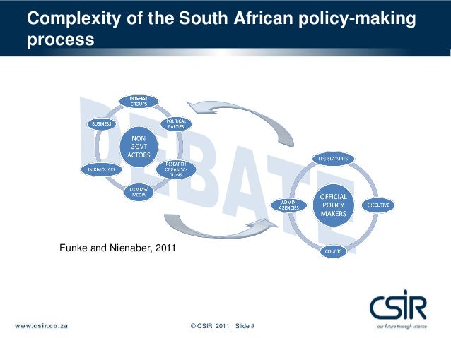 policy making south africa It is almost two decades since the apartheid regime ended and a democratically elected government was born in south africa as its international isolation dissolved, its presence in the global economic and political arena has increased. policy making south africa It is almost two decades since the apartheid regime ended and a democratically elected government was born in south africa as its international isolation dissolved, its presence in the global economic and political arena has increased.