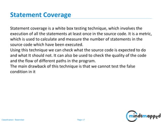 Test Case Design and Technique | PPTX