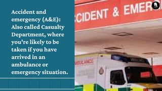 Departments in the hospital and Biomedical Equipments | PPTX