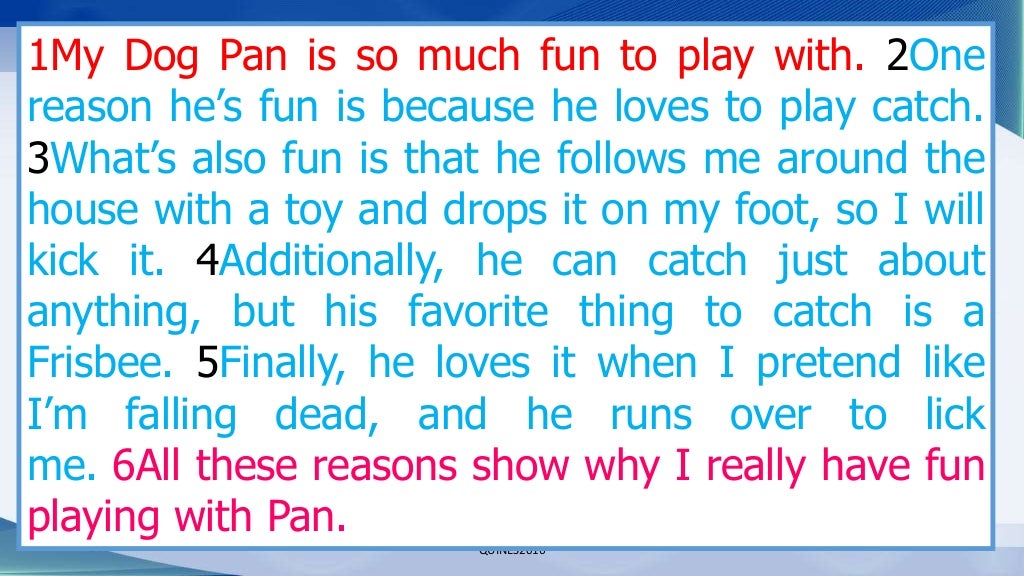 GENERAL VS. SPECIFIC STATEMENT (ENGLISH GRADE 7)