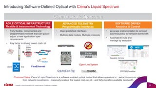 J77 Ciena Corestream Integration Guide.pdf Exhibitor session: Ciena | PPTX