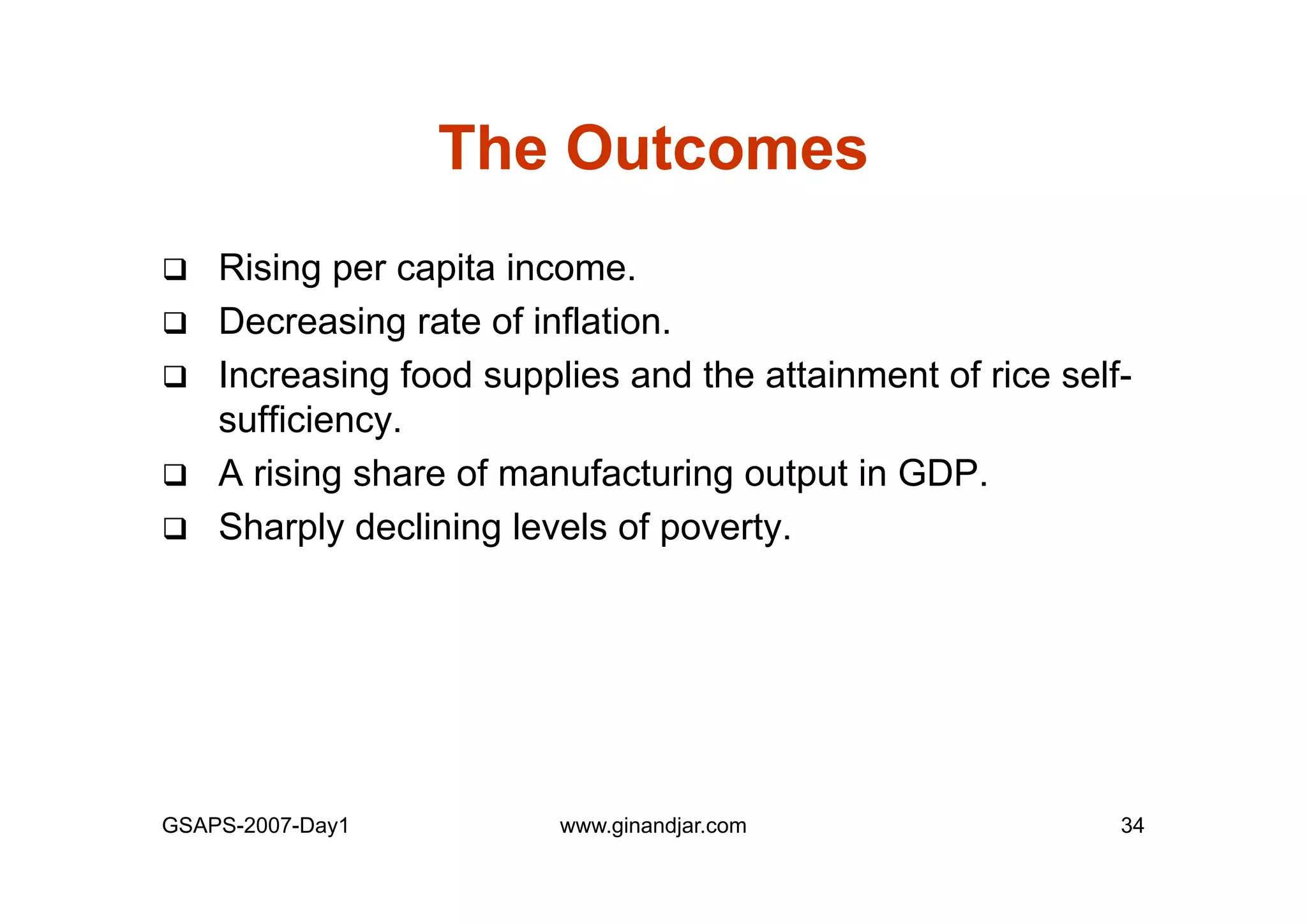 Day 1: Governance and Economic Crisis -The Case of Indonesia-