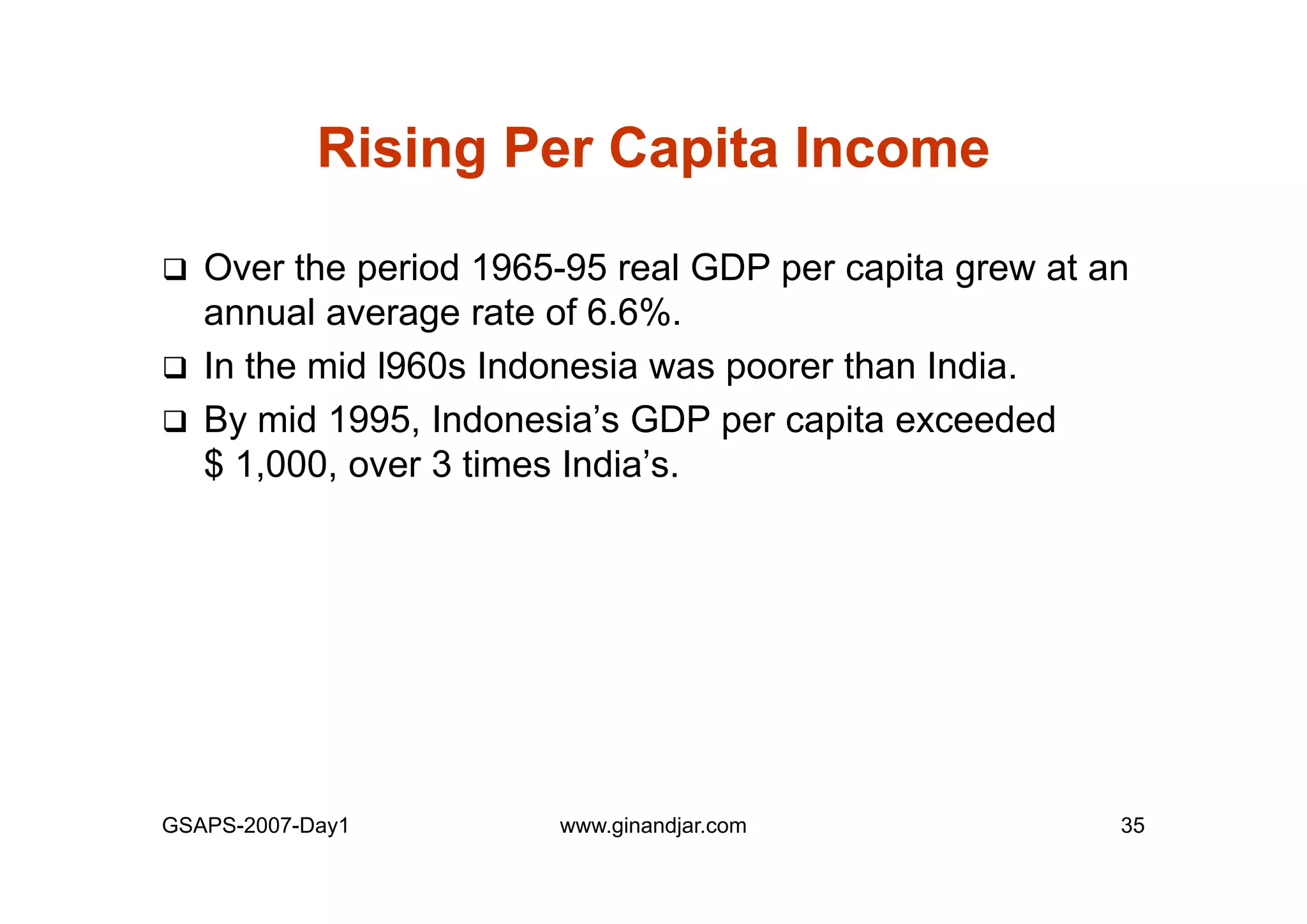 Day 1: Governance and Economic Crisis -The Case of Indonesia-